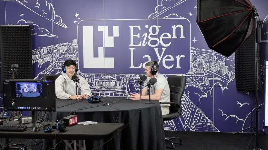 Dan at the ETHDenver studio