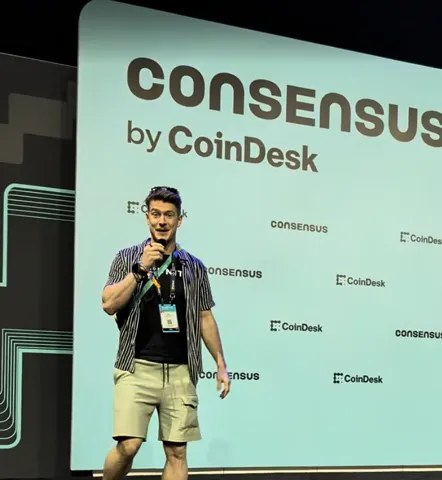 Dan on stage
